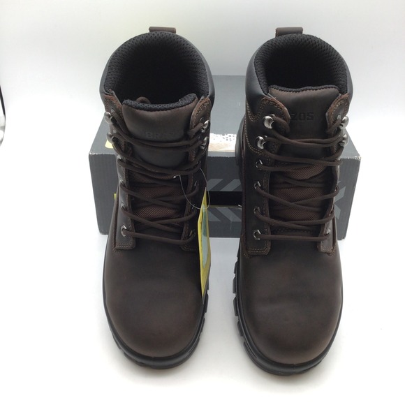 Brazos‎ Glazier ST Mens Steel Toe Waterproof Work Boots Brown Size 9.5 M NEW main image 4